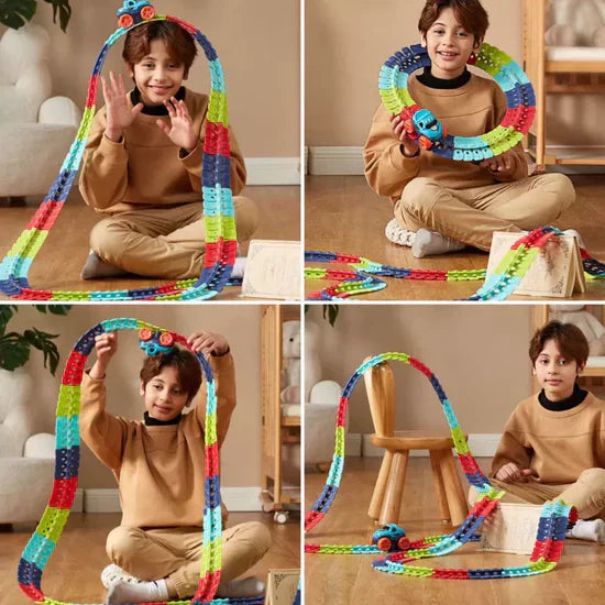 Flexible Race Track with Looping Action - Track Twist