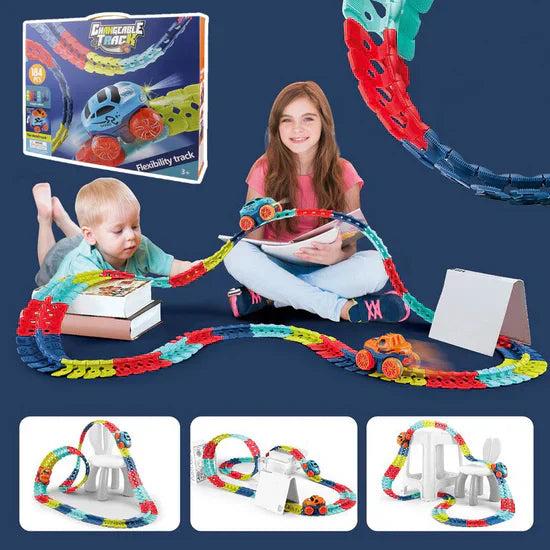Flexible Race Track with Looping Action - Track Twist
