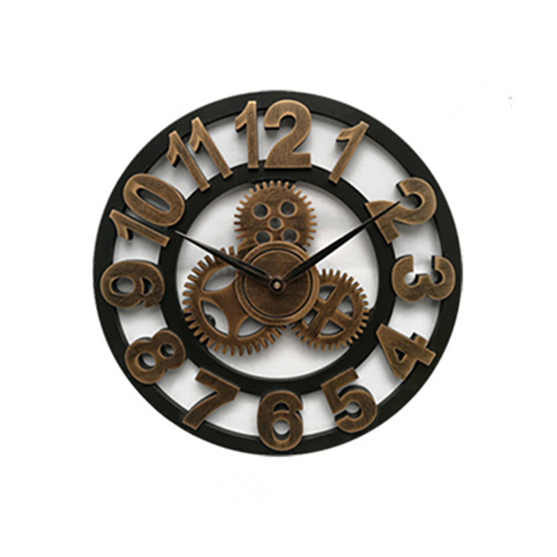 Vintage Gear Wall Clock: A Chic Touch for Any Room