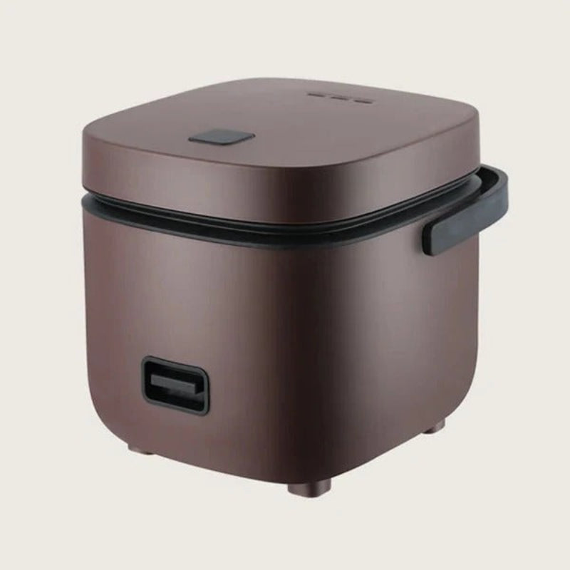 Compact 1.2 Quart Rice Cooker with Non-Stick Pot