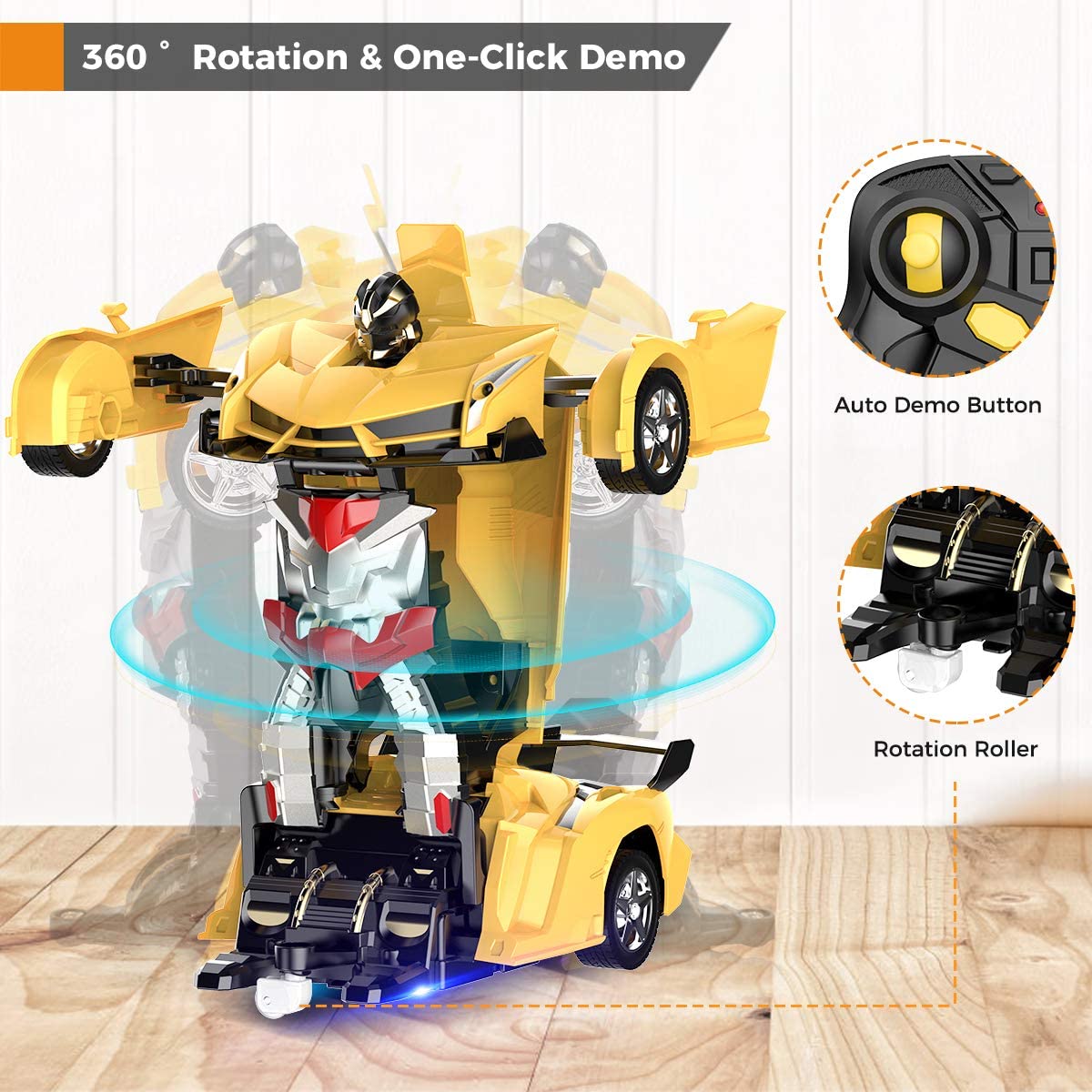Transformable Remote Control RC Robot Car