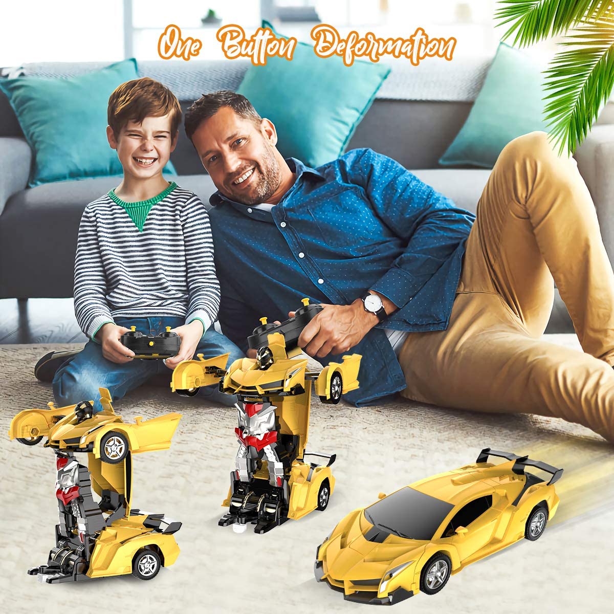 Transformable Remote Control RC Robot Car