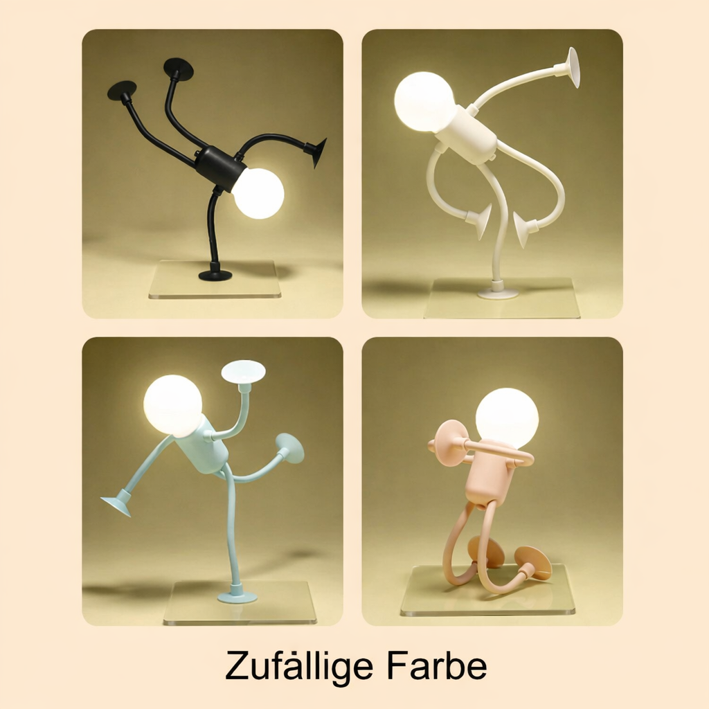 Robot Table Lamp | Fun Design | LED Light | Decorative Home Lighting