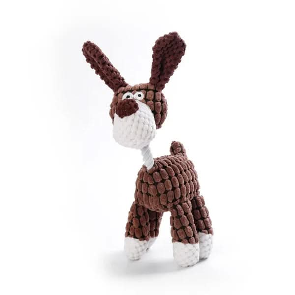 Durable Plush Squeaky Dog Toy for Heavy Chewers