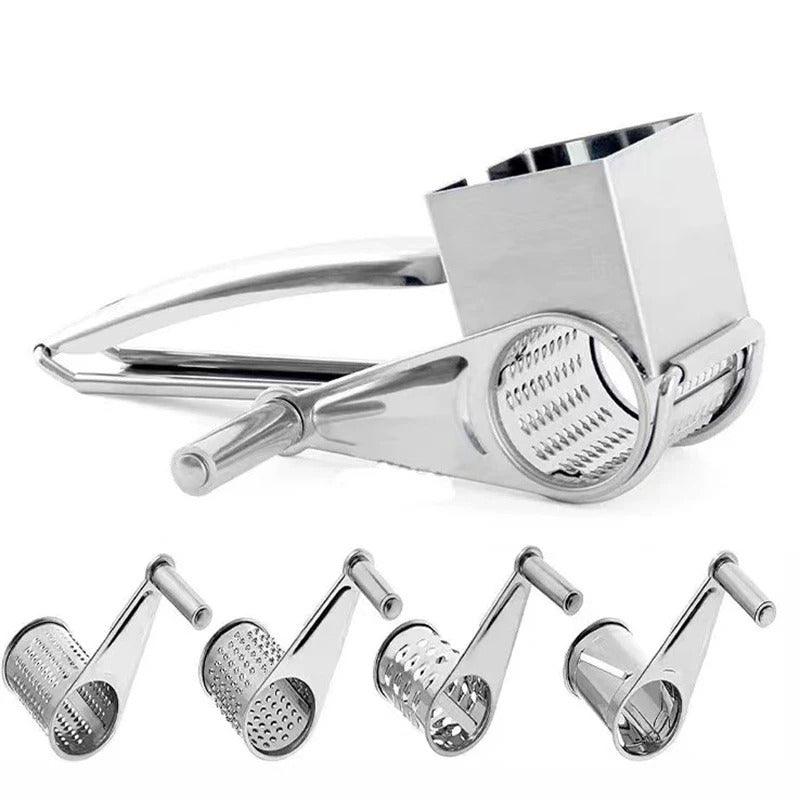 Versatile Manual Grater with Interchangeable Blades
