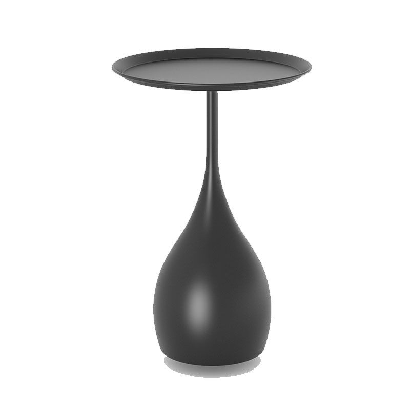 Elegant Iron Round Side Table with Timeless Design