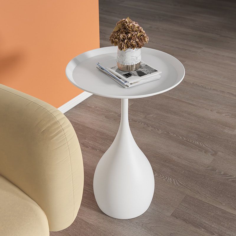 Elegant Iron Round Side Table with Timeless Design