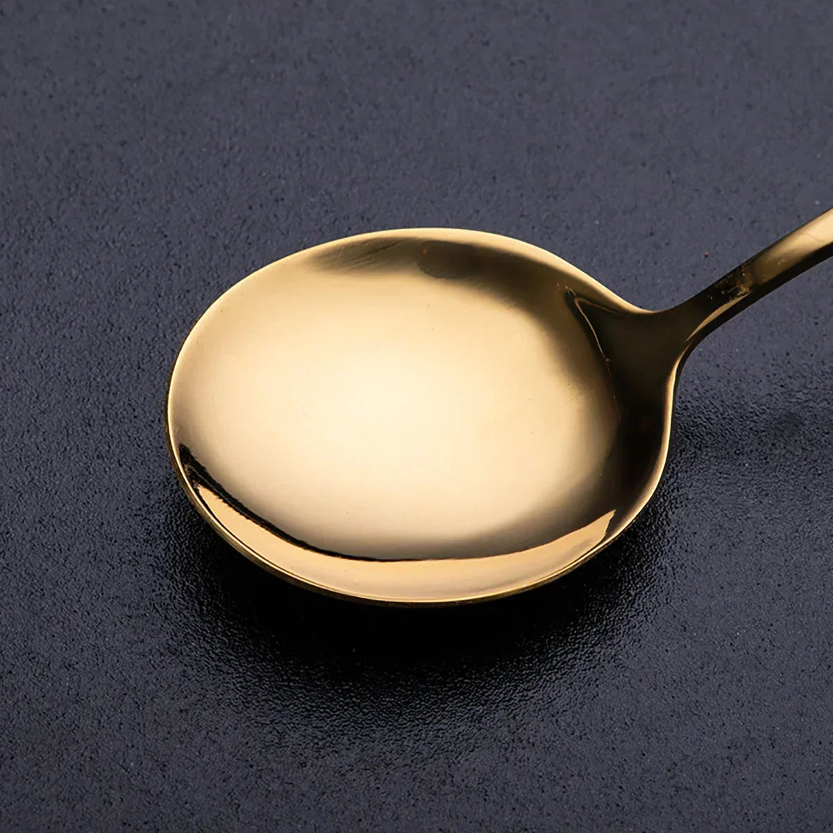 Gilded Elegance Stainless Steel Flatware Set