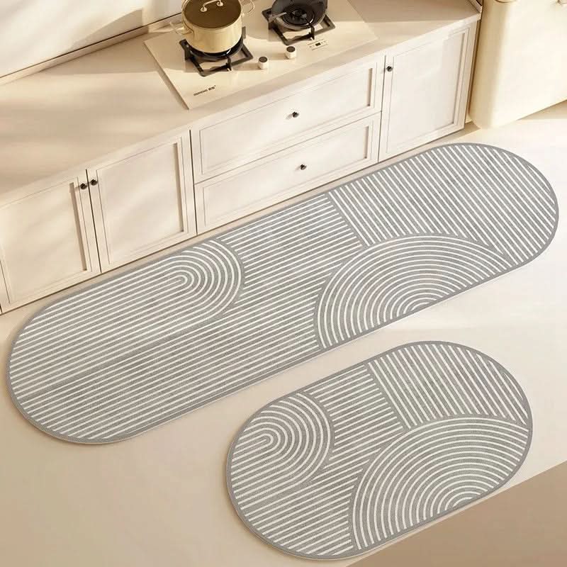 Washable Diatomite Rug for Kitchen and Bathroom - Anti-Slip, Quick Dry