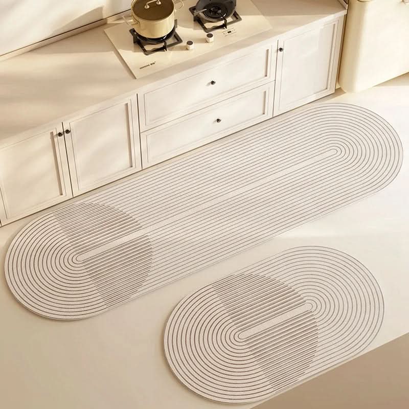 Washable Diatomite Rug for Kitchen and Bathroom - Anti-Slip, Quick Dry