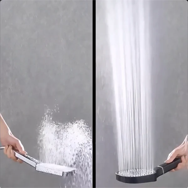 HydraPulse - Enhanced High-Pressure Shower Head with Dual Spray Options