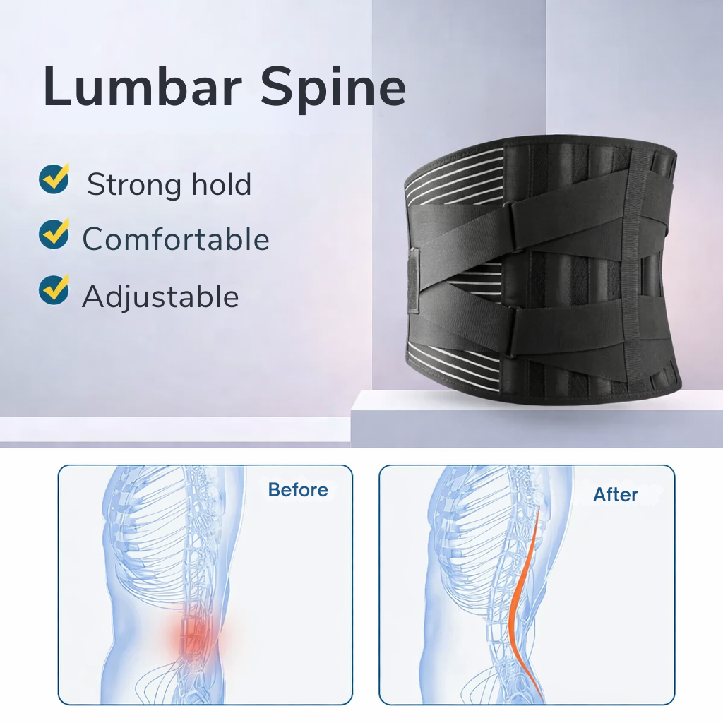 Lumbar Support Belt | 360 Degree Stabilization for Back Support