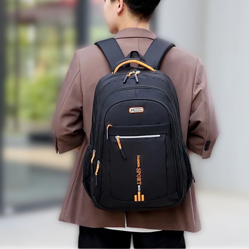 Waterproof Oxford Backpack for Men with Laptop Compartment