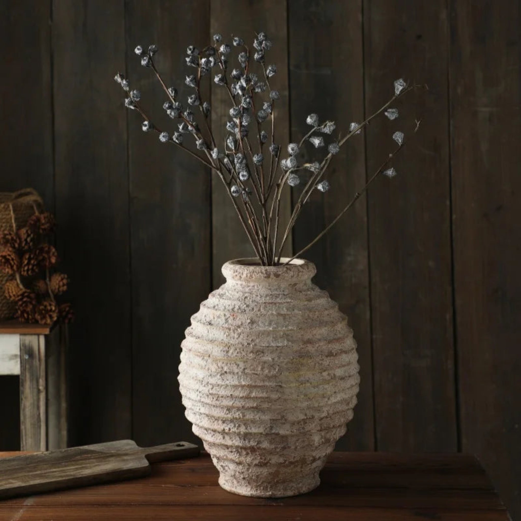 Artisan Clay Vase - Unique Charm for Home Aesthetics