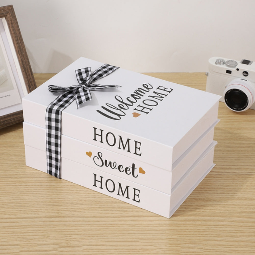 Chic Faux Book Display for Elegant Home Styling