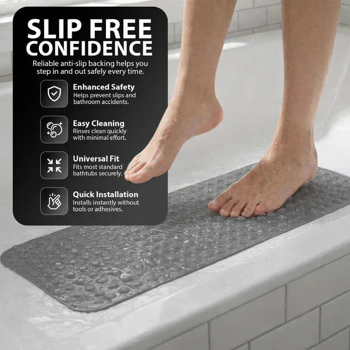 Non-Slip Bath Mat | Textured Surface | Quick Water Drainage