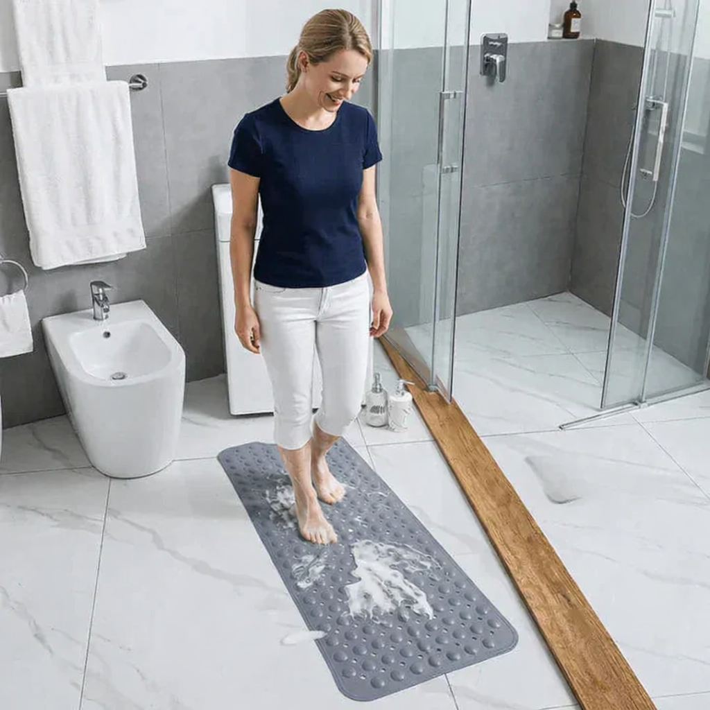 Non-Slip Bath Mat | Textured Surface | Quick Water Drainage