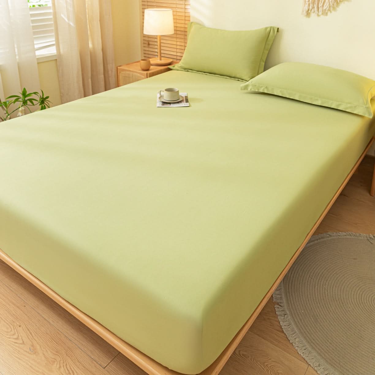 Cooling Touch Brushed Microfiber Fitted Sheet