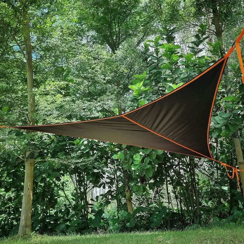 Outdoor Camping Hammock with Anti-Tip Feature - Triangle Shape