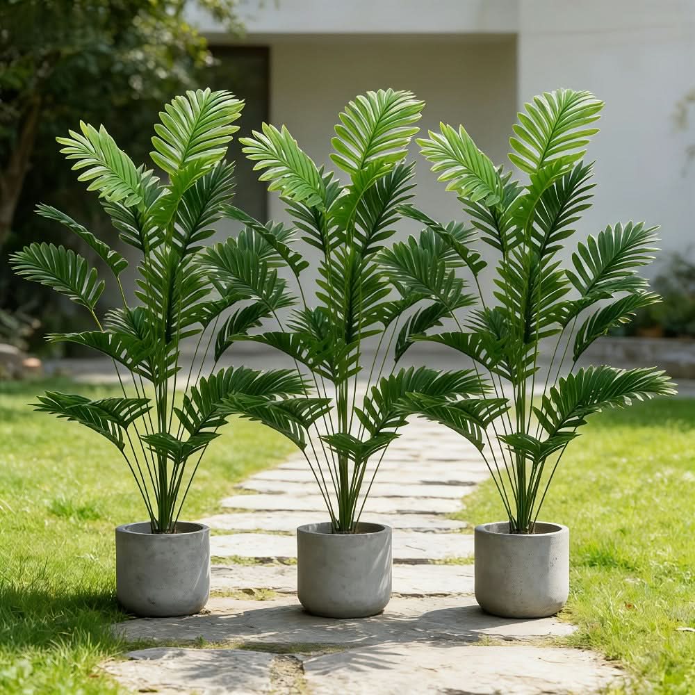 Artificial Tropical Palm Leaves for Decorative Plant Arrangements