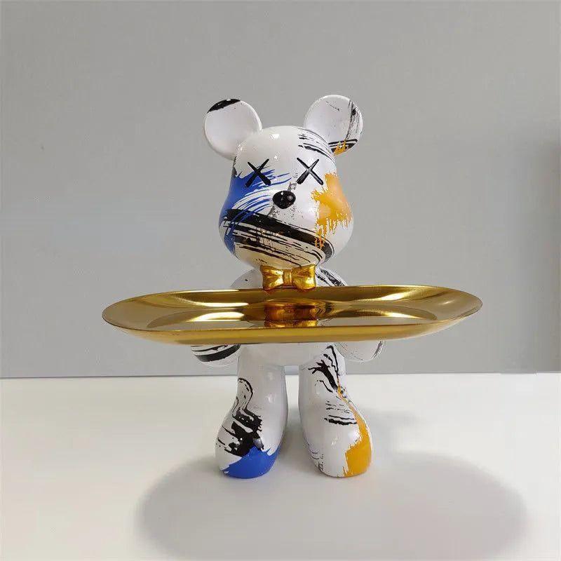 Charming Bear Figurine with Secret Storage for Essentials