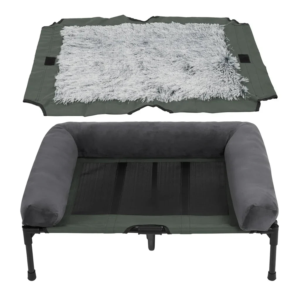 Outdoor Elevated Canine Rest Bed for Ultimate Comfort
