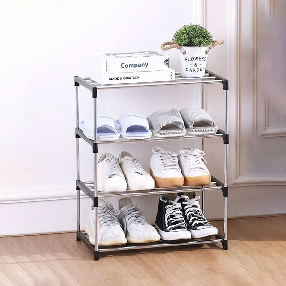 Multi-Tier Shoe Organizer for Home Use