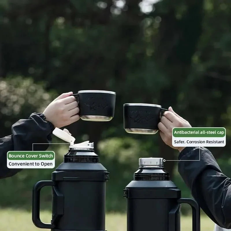 Outdoor Insulated Coffee Pot for Travel and Adventures