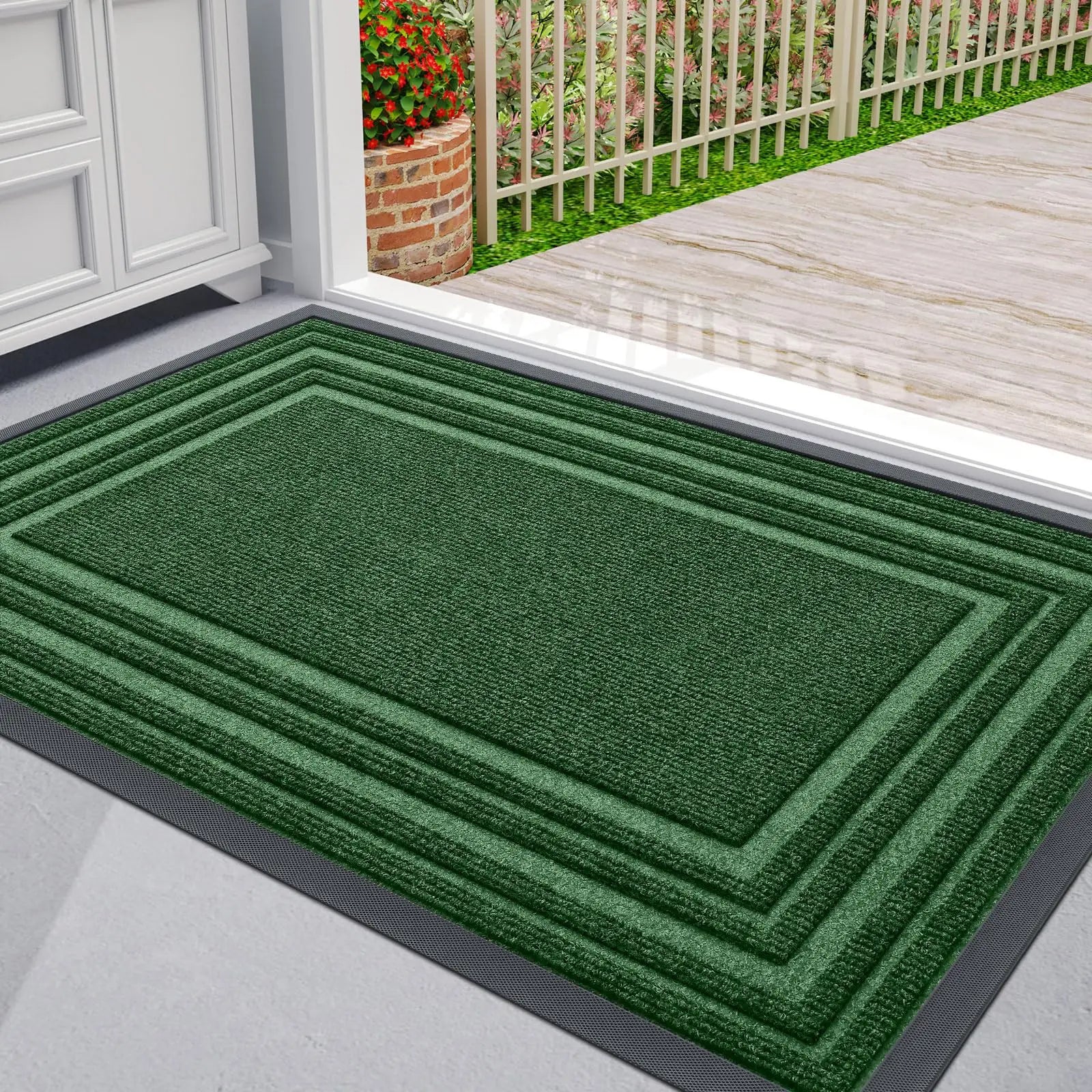 Durable Non-Slip Entrance Mat Crafted from Natural Rubber