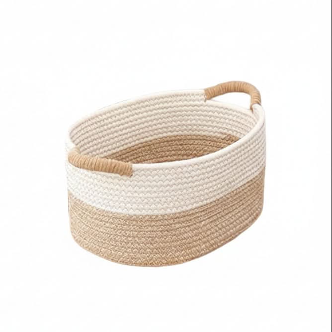 Stylish Storage Basket with Multifunctional Woven Design