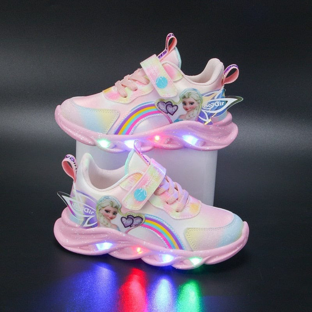 Glowing Fairy Tale Sneakers for Kids with LED Lights
