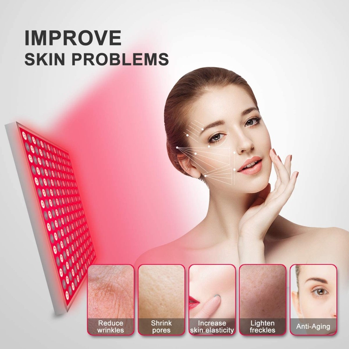 Revitalizing Light Therapy Device for Skin Renewal and Comfort