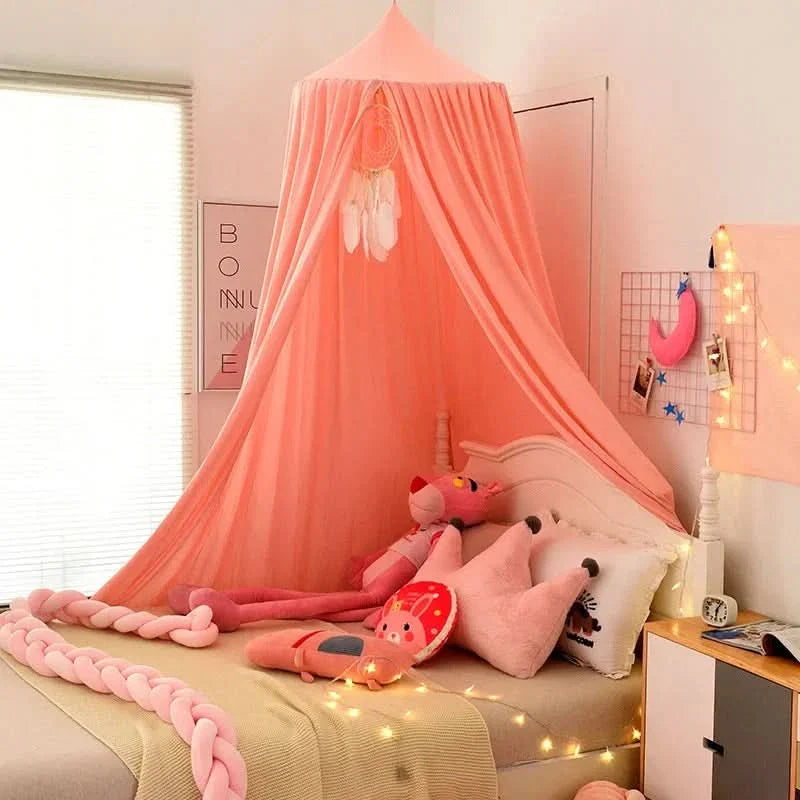 Decorative Hanging Bed Canopy for Girls' Play Areas