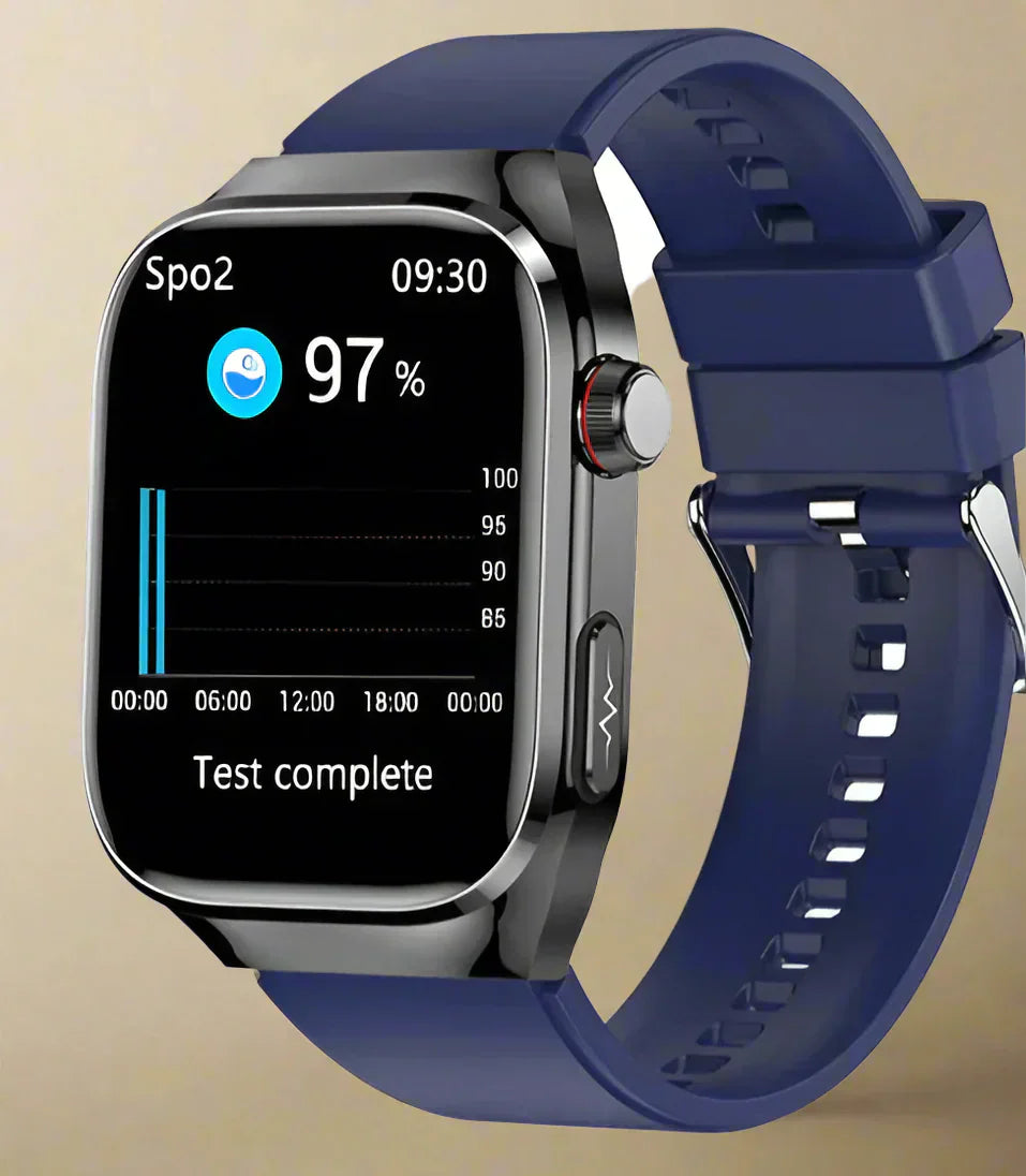 HealthSmart Tracker: Blood Sugar, ECG, Uric Acid & More