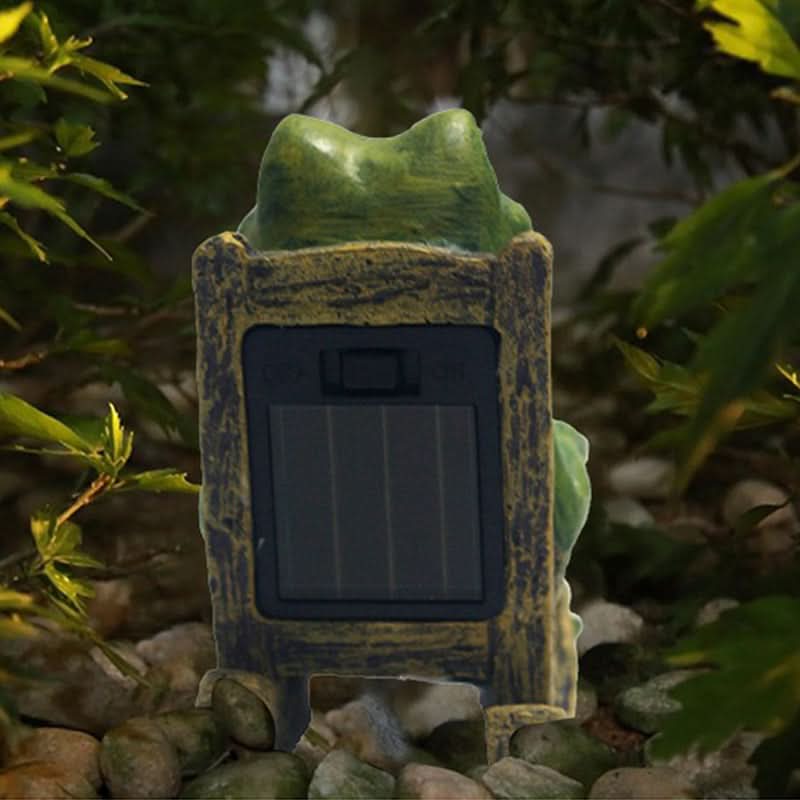 Outdoor Solar Frog Light for Garden Decoration