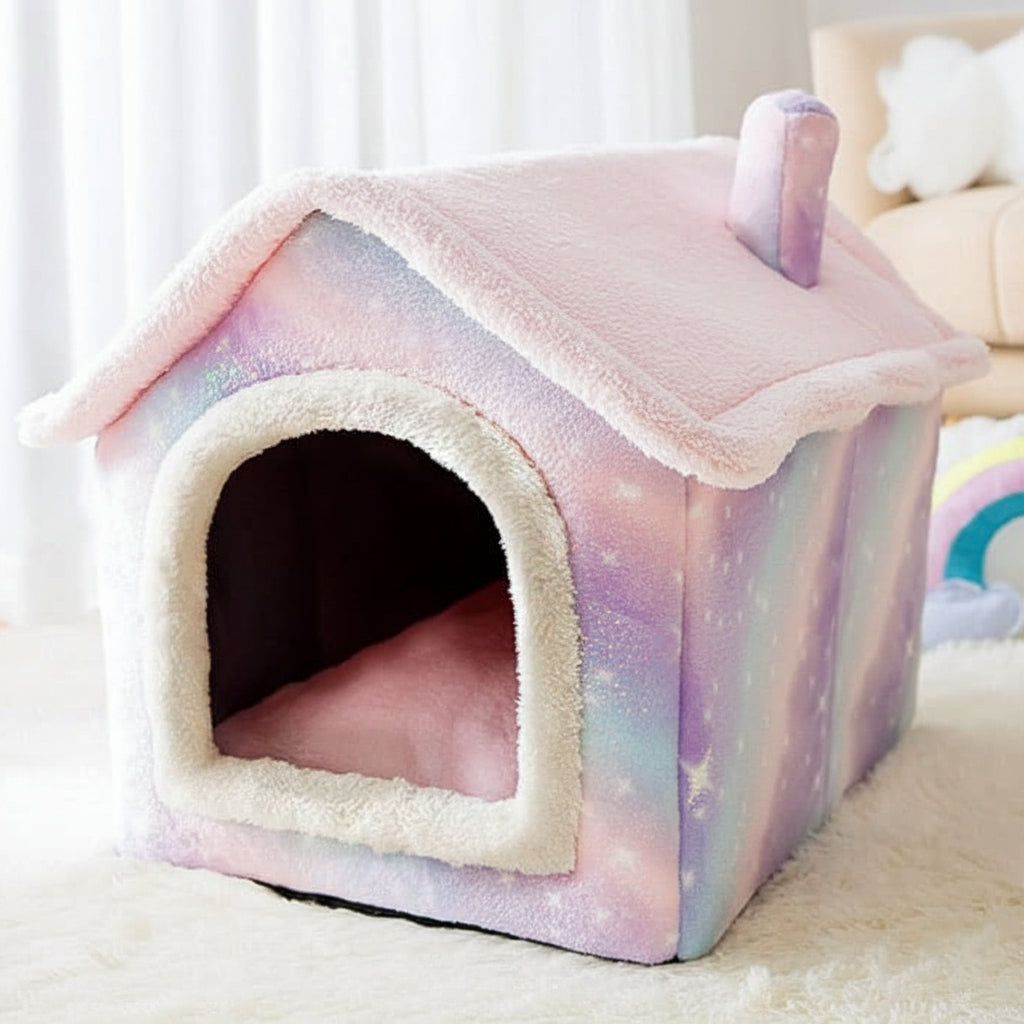 Snug Retreat Pet Bed for Small Dogs and Cats – Soft & Inviting