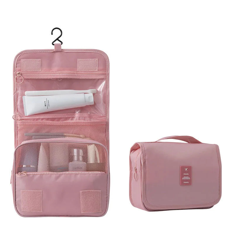 Travel Smart: All-in-One Toiletry Organizer with 6 Pockets