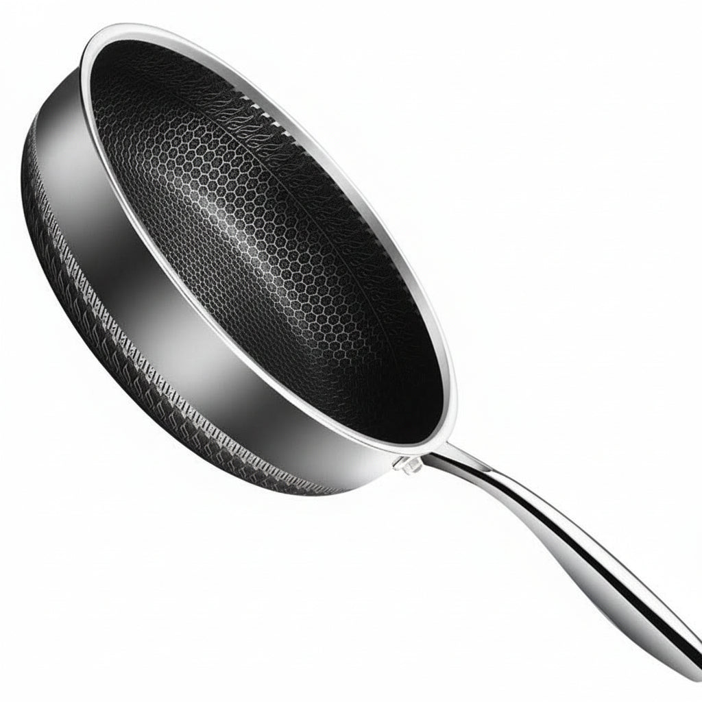 Elite Culinary Stainless Steel Skillet for Perfect Cooking