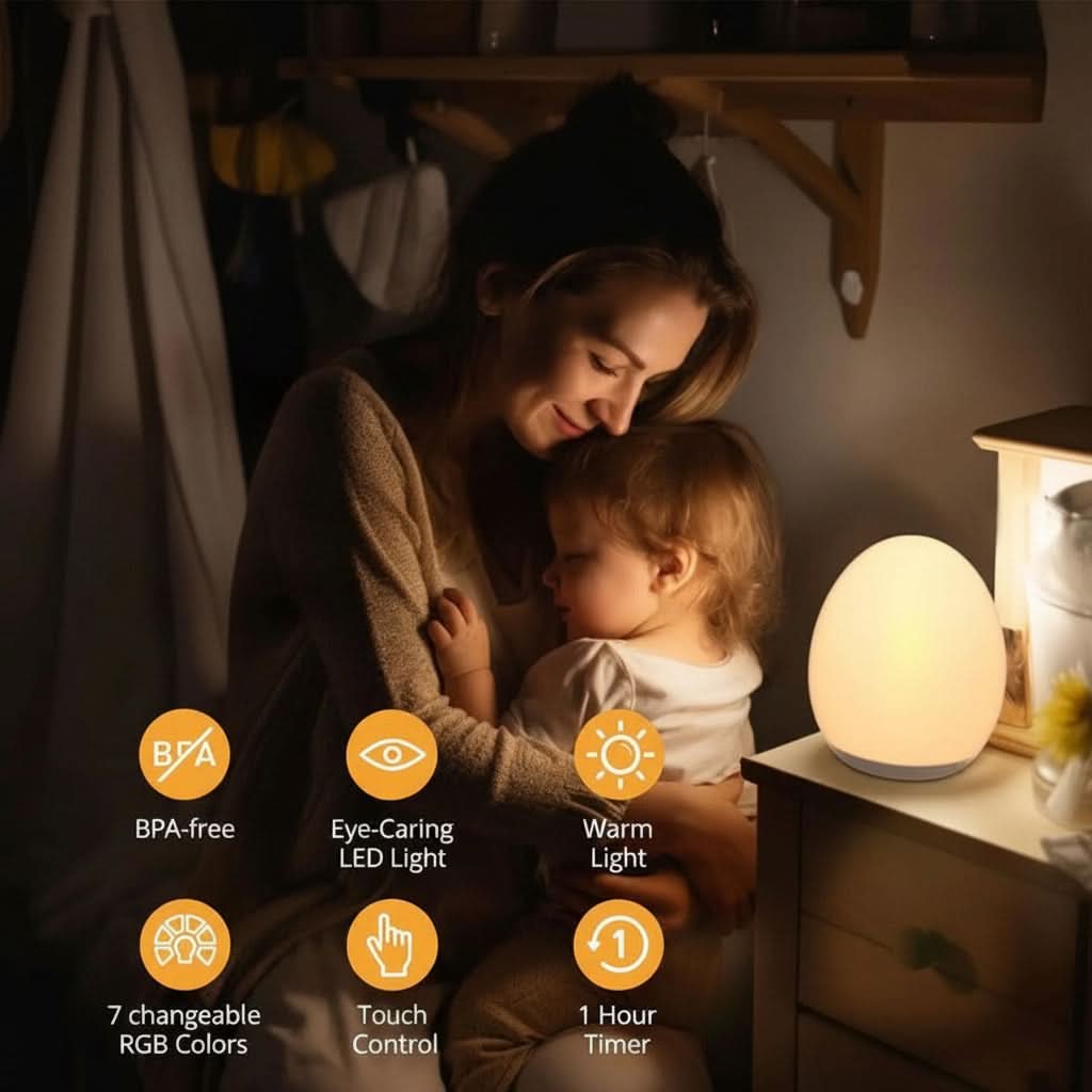 Multicolor Glow Rechargeable Night Light