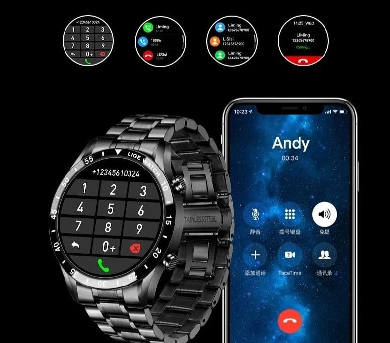 Chic 4G Smartwatch - Effortless Communication & Style