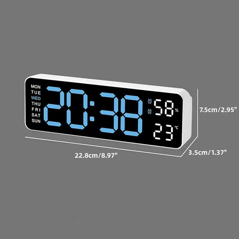 Elegant Modern USB LED Clock for Minimalist Home Decor