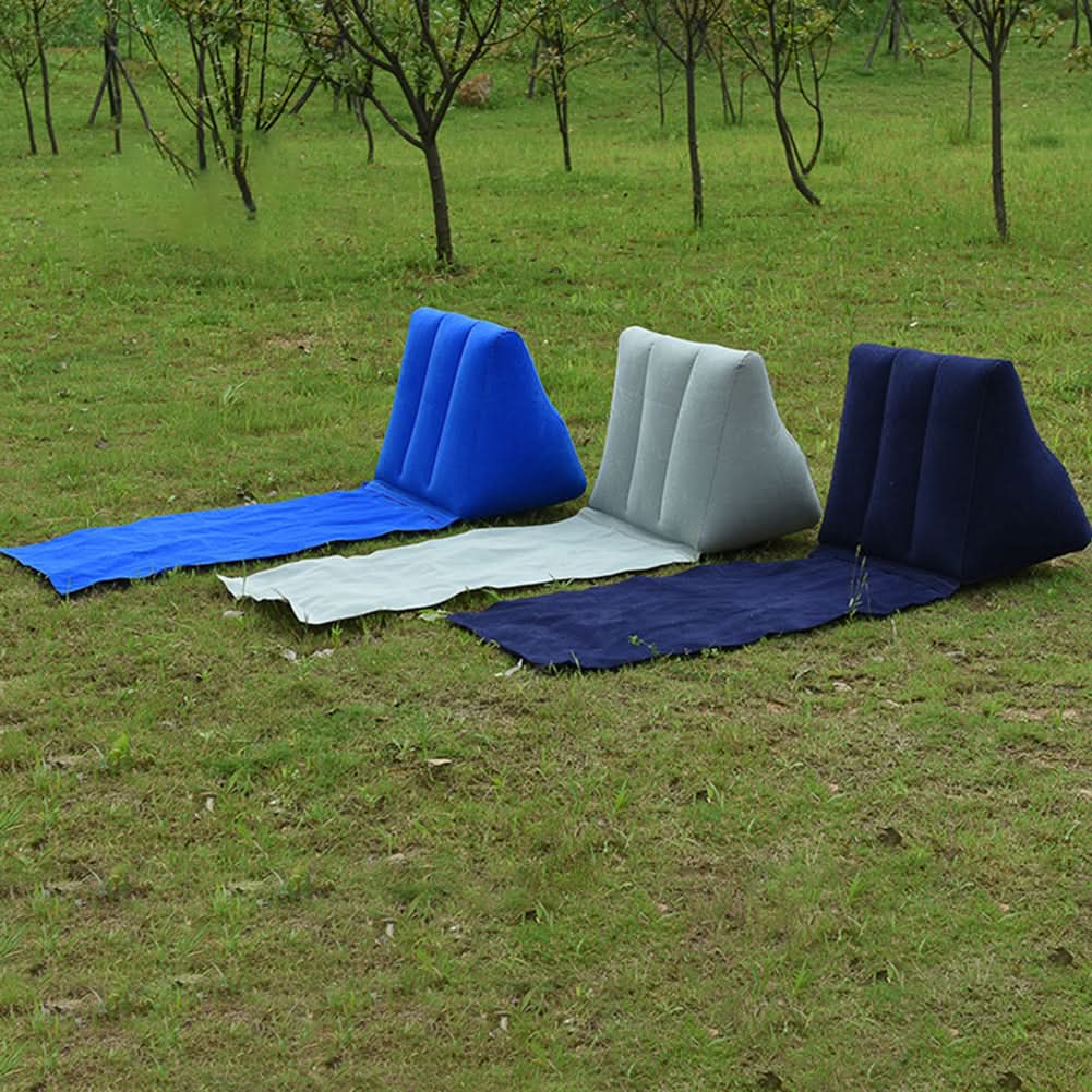 Inflatable Relaxation Lounge Chair with Comfortable Back Support