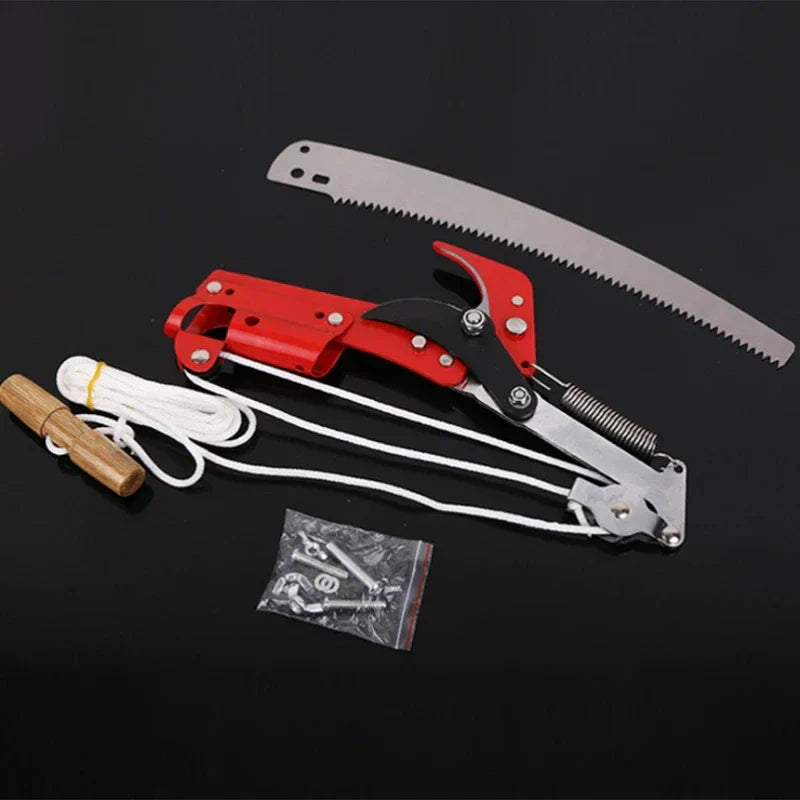 Extendable Tree Trimmer | Dual-Rope Cutting Tool for High Branches