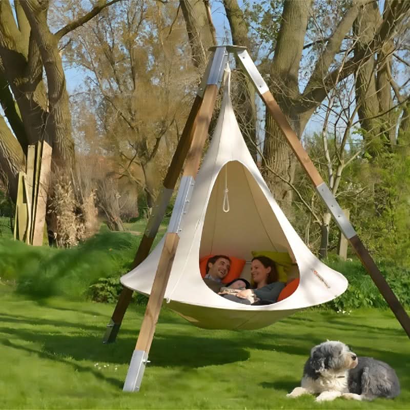 Portable Hammock Swing for Outdoor Leisure and Camping