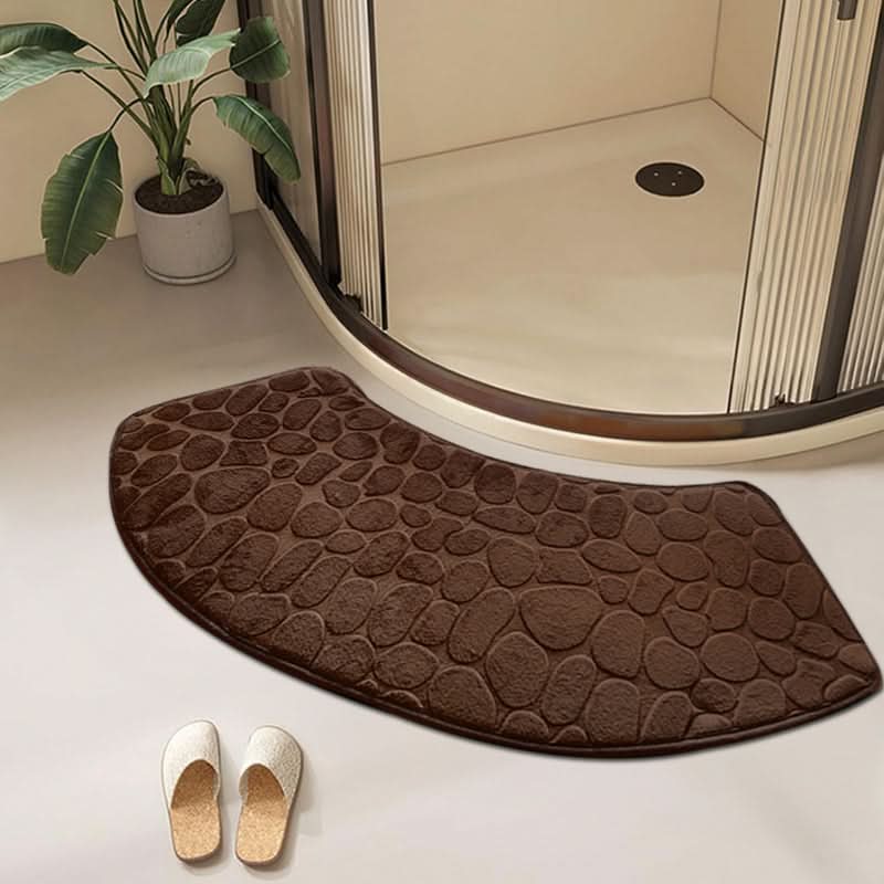 3D Quick-Dry Non-Slip Velvet Bath Mat in Soft Texture