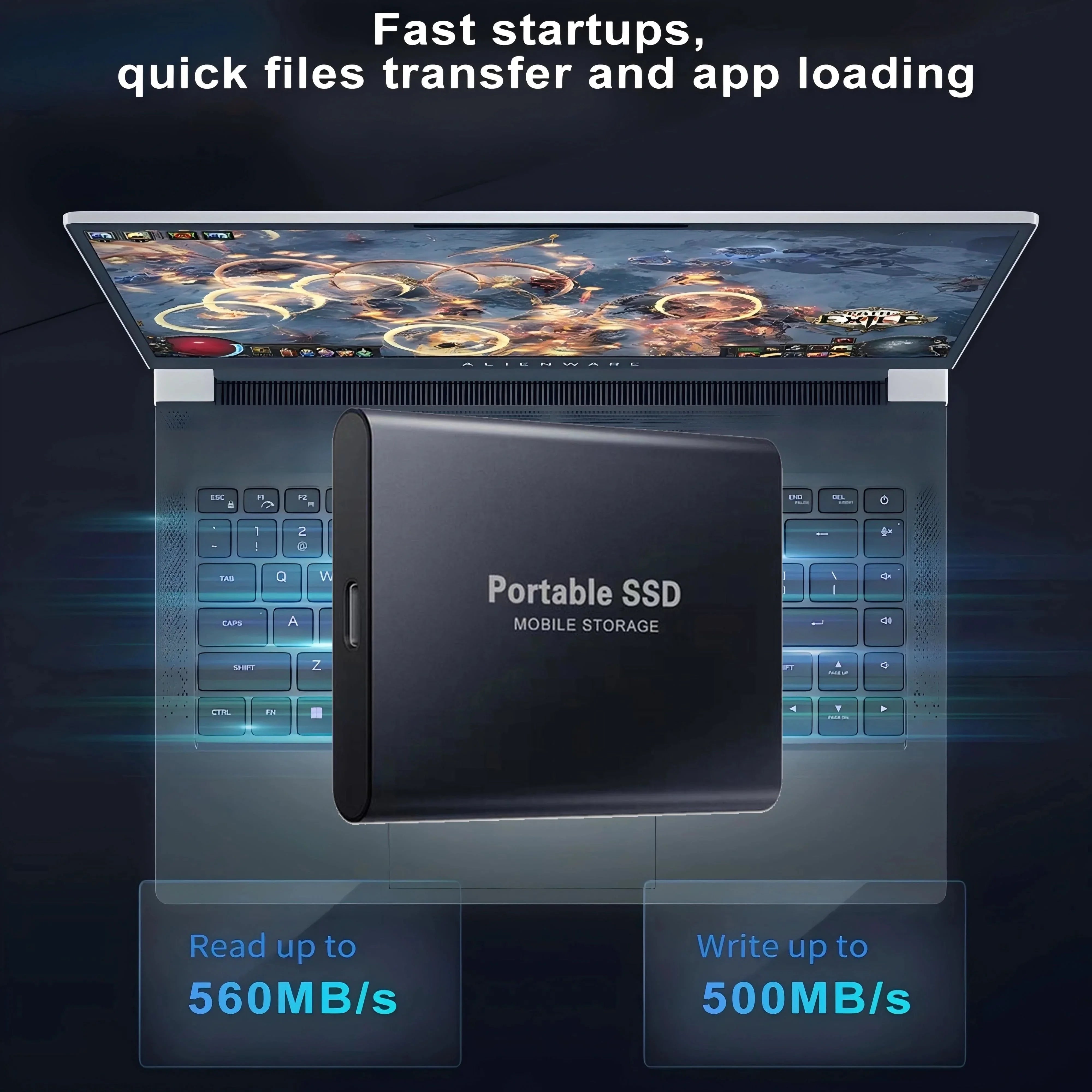 High-Speed External SSD for Daily Data Storage Solutions