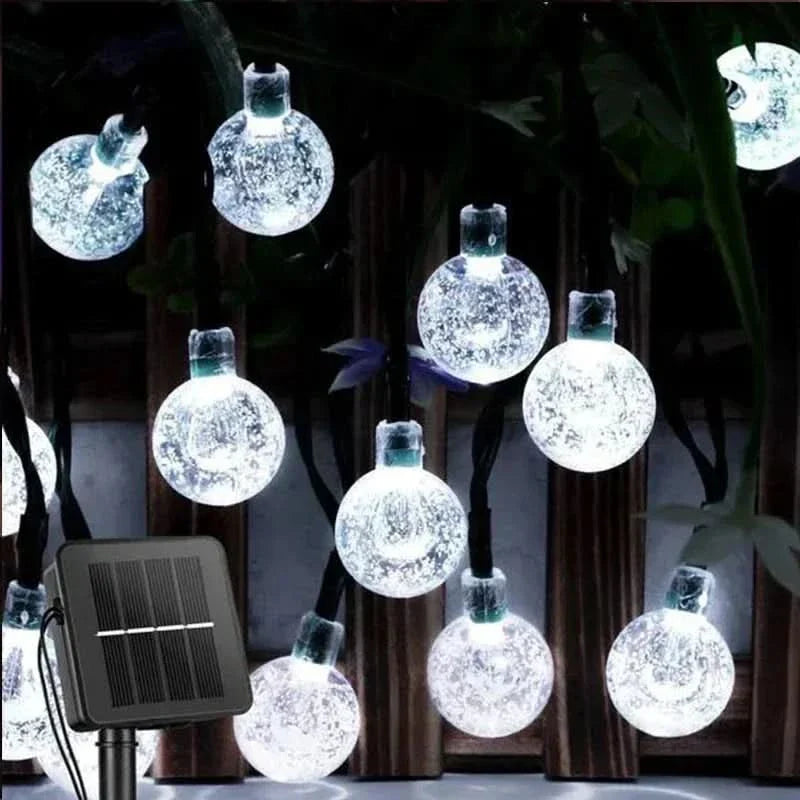 Garden and Patio Crystal String Lights for Celebrations
