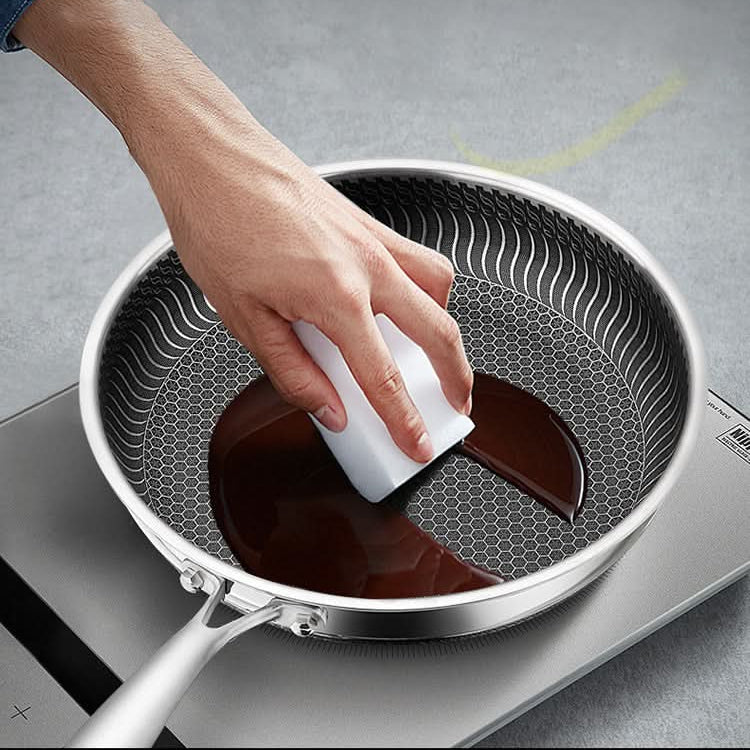 Elite Culinary Stainless Steel Skillet for Perfect Cooking