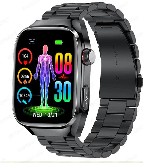 HealthSmart Tracker: Blood Sugar, ECG, Uric Acid & More