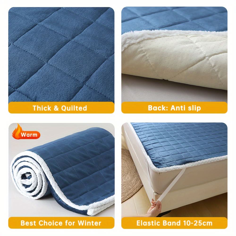 Soft Velvet Bedding Protector for a Cozy Milk-like Comfort